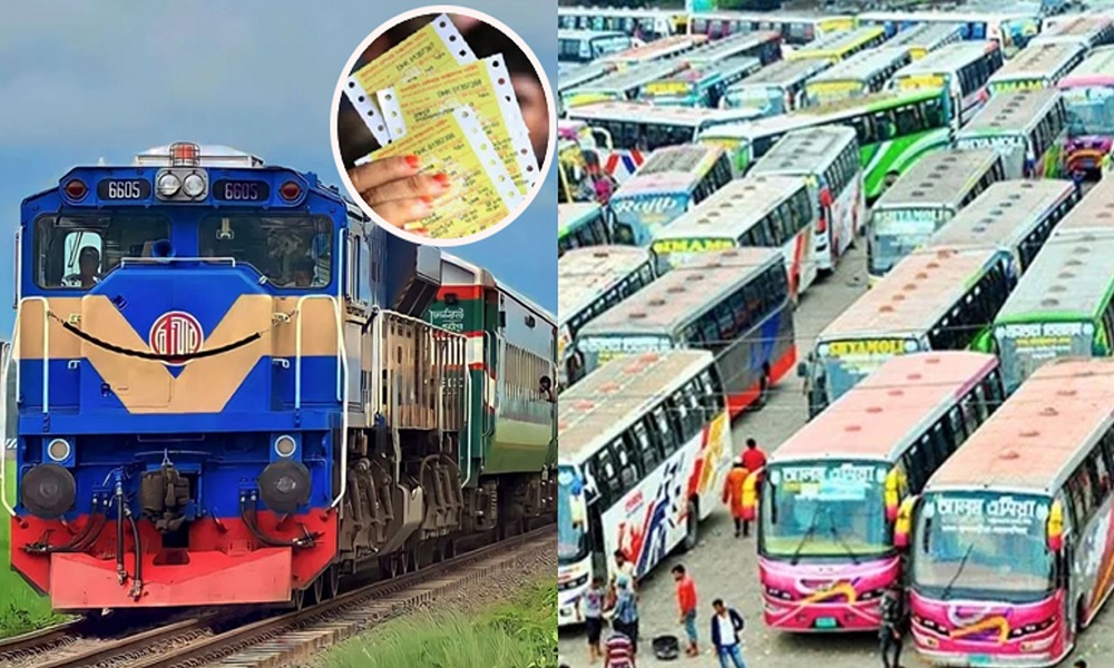 ঈদযাত্রার বাস ও ট্রেনের অগ্রিম টিকিট বিক্রি শুরু আজ