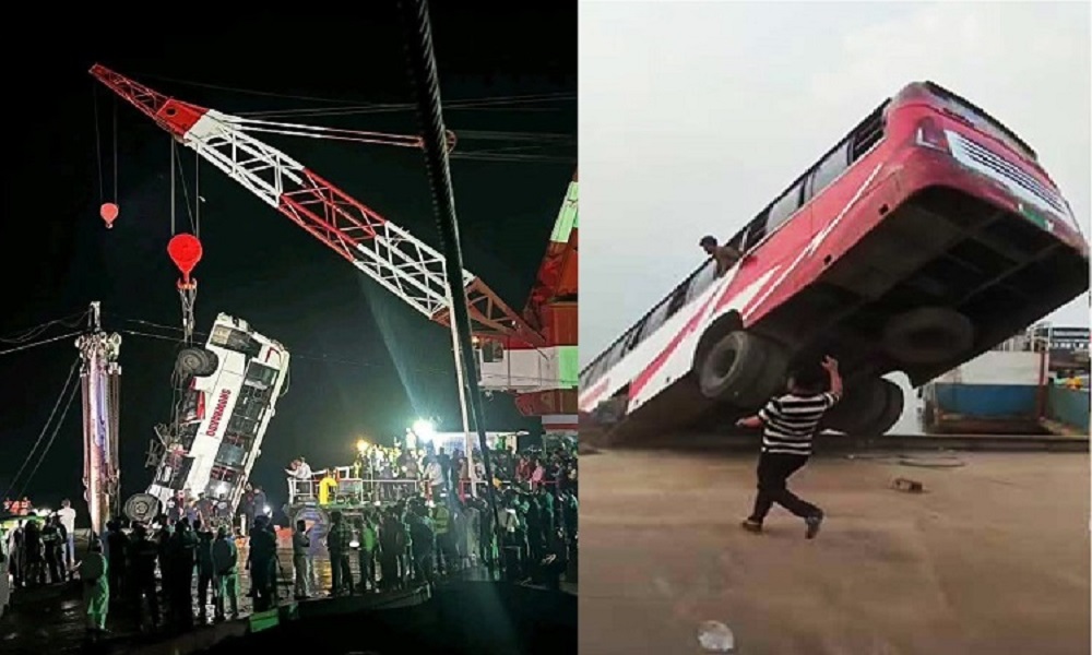 বাস থেকে উদ্ধার হয়েছে ১৪ লাশ, নিহত বেড়ে ১৬