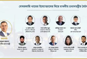 দেশের ইতিহাসে প্রথম বেসরকারি খাত উপদেষ্টা পরিষদ গঠন